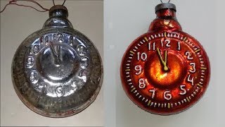 "Реставрация" старой елочной игрушки