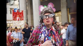Италия в Турине прошел пассивный но массовый гей парад - NET