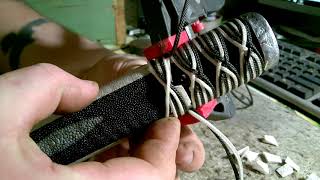 ОПЛЕТКА РУКОЯТИ КАТАНЫ ШНУРОМ. KATANA STYLE SHEET CORD