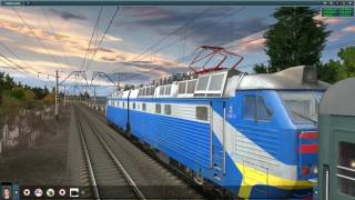Железная дорога, игра симулятор Trainz Simulator