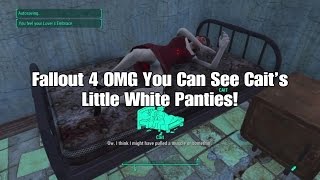 Fallout 4 OMG You Can See Cait‘s Little White Panties! (+ Music) Not Clickbait!