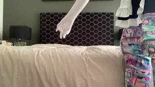 Boots trampling on bed 5