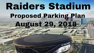 Las Vegas Raiders Stadium Construction Parking Plan 08 29 2018