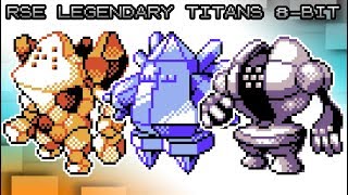 Pokemon Ruby, Sapphire and Emerald - Battle! Regirock/Regice/Registeel [8bit]