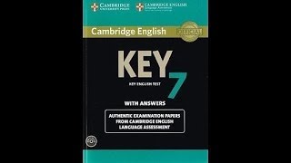Listening A2 , KET 7, Test 4 , Part 2