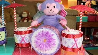 Diaper Cake Drum Set (How To Make)