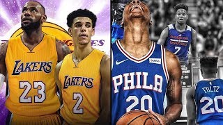 LEBRON JAMES TO THE LA LAKERS! MARKELLE FULTZ GETS INJURY ADVICE FROM DERRICK ROSE! NBA FAKE NEWS!