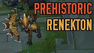 Prehistoric Renekton Skin Spotlight! (LoL Gameplay)