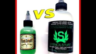 Stencil Stuff vs Electrum Wipe Test. Tattoo Review