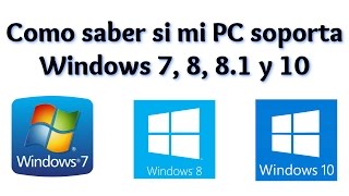 Tutorial Como Saber si mi PC Soporta Windows 7, 8, 8.1, 10 con Software Speccy