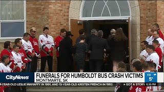 Three Humboldt Broncos bus crash victims laid to rest