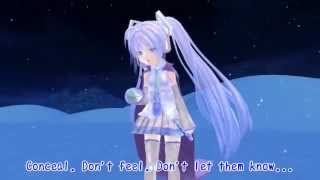 【初音ミク Hatsune Miku】 ちびミクがアナ雪ごっこ (Piano Ver.) [MMD]【Let It Go】