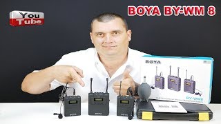 Беспроводная петличная система BOYA BY-WM 8, обзор и тест