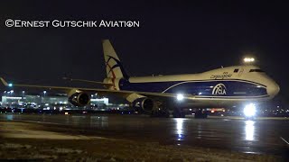 CargoLogicAir Boeing 747-400F Pushing-back, De-Icing and Departing RWY 23 | Toronto Pearson Int'l
