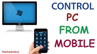 How To Control Computer From Mobile || Tricksworld