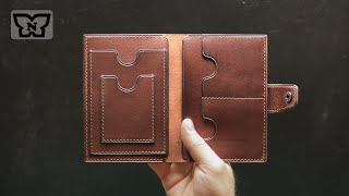 Портмоне для документов / Wallet for documents. Free PDF pattern / Бесплатная выкройка PDF