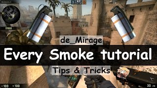 (OLD)CS:GO Mirage Smokes :: tips and tricks