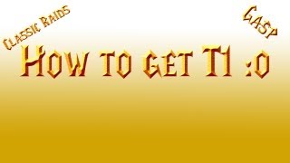 How to get Tier 1 and Classic Gear 5.2 Mists of Pandaria