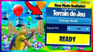 LE MEILLEUR MODE DU MONDE TERRAIN DE JEU A ÉTÉ DESACTIVÉ !!! // FORTNITE BATTLE ROYALE