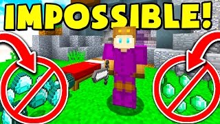 MOST IMPOSSIBLE MINECRAFT BED WARS CHALLENGE! (Minecraft Trolling)