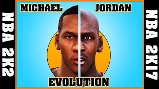 MICHAEL JORDAN evolution [NBA 2K2 - NBA 2K17] ?