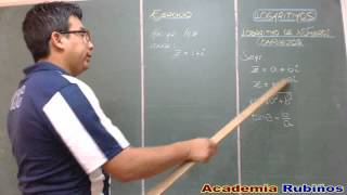 LOGARITMO DE NUMEROS COMPLEJOS - CONCEPTO