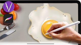 ? Как рисовать реалистично на iPadPro 3D | Видео без ускорения | Уроки Procreate для новичков