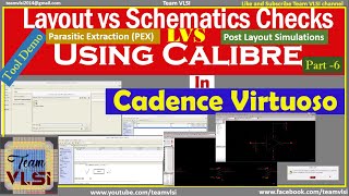 LVS (Layout vs Schematic)Check in Cadence | using Calibre | PEX | Post Layout Simulation in Virtuoso
