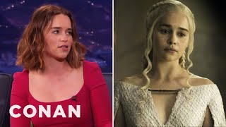 Emilia Clarke Wants More Male Nudity On "Game Of Thrones"  - CONAN on TBS