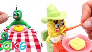 Baby Feeding Days Superheroes in Real Baby Life Play Doh Stop Motion Videos