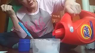 Making slime shh (not allowed to make slime)