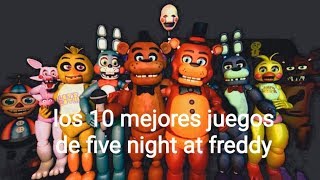 Los 10 mejores juegos de five night at freddy's que deberías tener en tu dispositivo android
