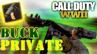 Call Of Duty(WW2)- EPIC M1928 BUCK PRIVATE Gameplay