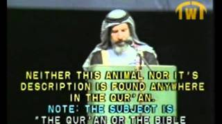 The Qur'an Or The Bible - Which Is God's Word? - Deedat VS Shorrosh (1/2)