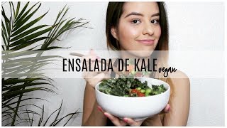 Ensalada de kale con aderezo de aguacate ?? vegana | Paulina Cherri