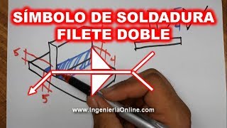 Símbolos de Soldadura - Filete Doble