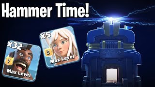 Hammer Time 32 Hogs 5 Healer Easy Smashing 3 Star Any TH11 War Bases | Clash Of Clans War
