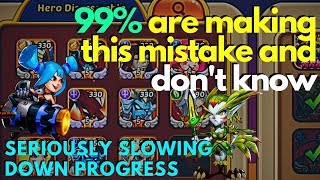 MOST IMPORTANT IDLE HEROES GUIDE - Biggest Beginner's Mistakes SLOWING Progress Beginner's Guide #2