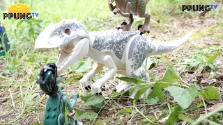 LEGO Jurassic World Indominus Rex Breakout - Lego 75919, 75917 RC review by 뿡대디