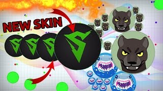 DESTROYING TEAMS WITH SIRIUS // NEW SIRIUS SKIN // AGARIO SKIN HACK (Agario SOLO Gameplay)