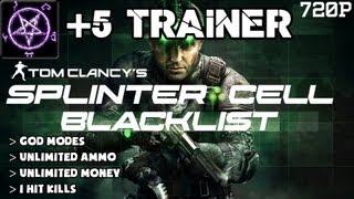 Splinter Cell Blacklist - +5 Trainer / Cheat - GOD Mode, 1 Hit Kills, Ammo, Money