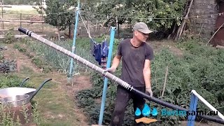 Пробурили скважину на воду на даче в шахте за 3 часа (ВРУЧНУЮ СВОИМИ РУКАМИ!!!)