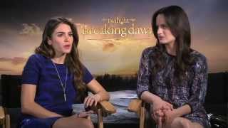 Elizabeth Reaser and Nikki Reed Interview "Twilight Saga: Breaking Dawn Part 2"