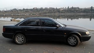 Audi a6 c4 Отзыв ч. 3 Ремонт крыла своими руками, возможности климат-контроля, Чистка фар