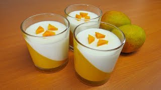 Mango Vanilla China Grass Milk Pudding Recipe | मैंगो वनीला अगर अगर पुडिंग - Iftar Recipes TV