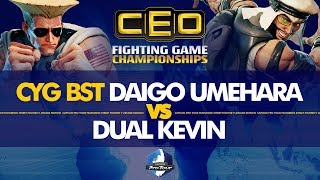 CYG BST Daigo Umehara (Guile) vs Dual Kevin (Rashid) - CEO 2019 Top 24 - CPT 2019