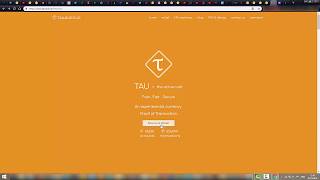Airdrop Taucoin . Первая криптовалюта с технологией Proof-of-Transaction .