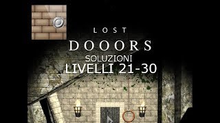 Soluzioni Lost Dooors Walkthrough livelli 21-30 levels 21-30