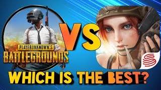 PUBG Mobile VS RULES OF SURVIVAL Mobile GAMEPLAY COMPARISON