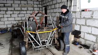багги своими руками, багги из ваз, багги, отремонтировали двс, прокатились  серия 4
